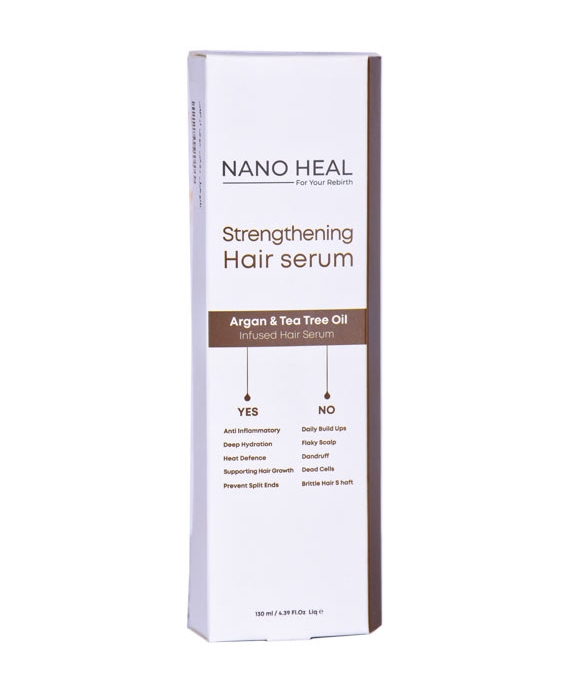 نانوهیل سرم مو حاوی روغن ارگان و درخت چای