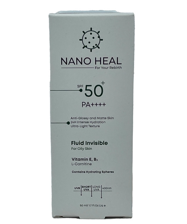 نانوهیل فلوئید ضد افتاب پوست چرب