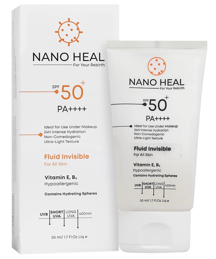 نانوهیل فلوئید ضد افتاب انواع پوست